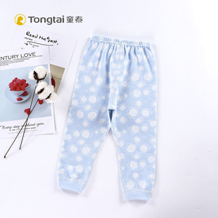 婴儿裤 童泰小童秋裤 3岁男女宝宝打底裤 秋冬1 子 纯棉贴身松紧长裤