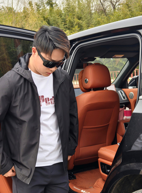 保罗彼得专柜正品2025春新款男士连帽夹克外套休闲百搭YCDA73360