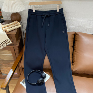 冬季新款男士加绒休闲裤松紧腰散口卫裤舒适保罗彼得ZFEDK00240