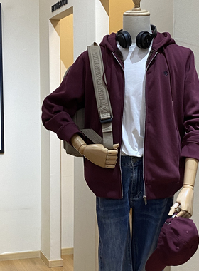 保罗彼得秋冬季男士外套  加绒加厚开衫卫衣连帽上衣NACD48161