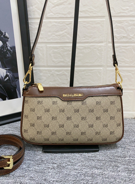保罗彼得 专柜正品女式手提斜跨包 复古印花 时尚 洋气 ZZBB72970