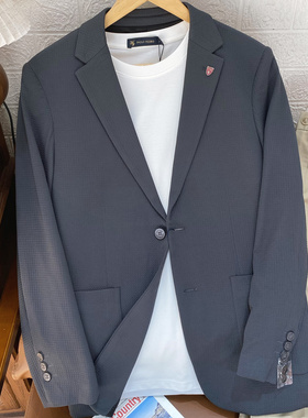 男士平领驳西服 保罗彼得专柜同款休闲西服外套百搭FCDA20280