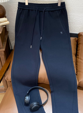 保罗彼得 专柜正品男式休闲裤 松紧腰 运动宽松 磨毛KCECK00070