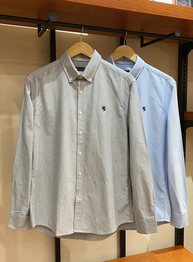 保罗彼得专柜同款 男士舒适休闲日常百搭通勤长袖衬衫LCDC59551