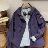 保罗彼得专柜正品 舒适保暖简约SKECJ00052 女士连帽冲锋衣外套时尚