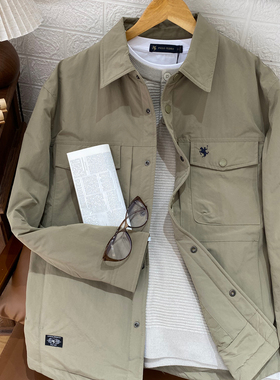 保罗彼得专柜正品男式翻领夹克棉服工装外套休闲时尚RWEDU00211/2