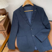 FEDC20390 平驳领西服外套商务休闲2025秋款 保罗彼得专柜正品 男士