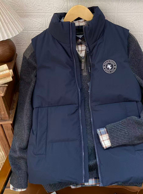 保罗彼得 专柜正品男式羽绒马甲立领 甄选鸭绒 潮流时尚SKDD76140