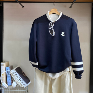圆领卫衣简约宽松舒适 保罗彼得 TBECW00160 男式 新款 专柜正品 秋季