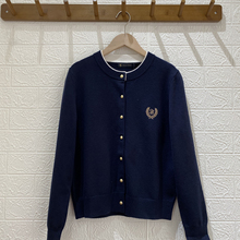 保罗彼得专柜正品女士圆领长袖针织开衫一款多色舒适UKECZ00161