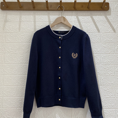 保罗彼得专柜正品女士圆领长袖针织开衫一款多色舒适UKECZ00161