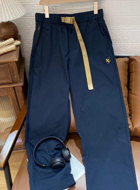 保罗彼得专柜正品男士休闲工装长裤加绒直筒保暖舒适KCEDK00050