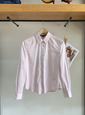 保罗彼得 专柜女士春款翻领长袖衬衫全棉 时尚竖条纹 CWDA58902