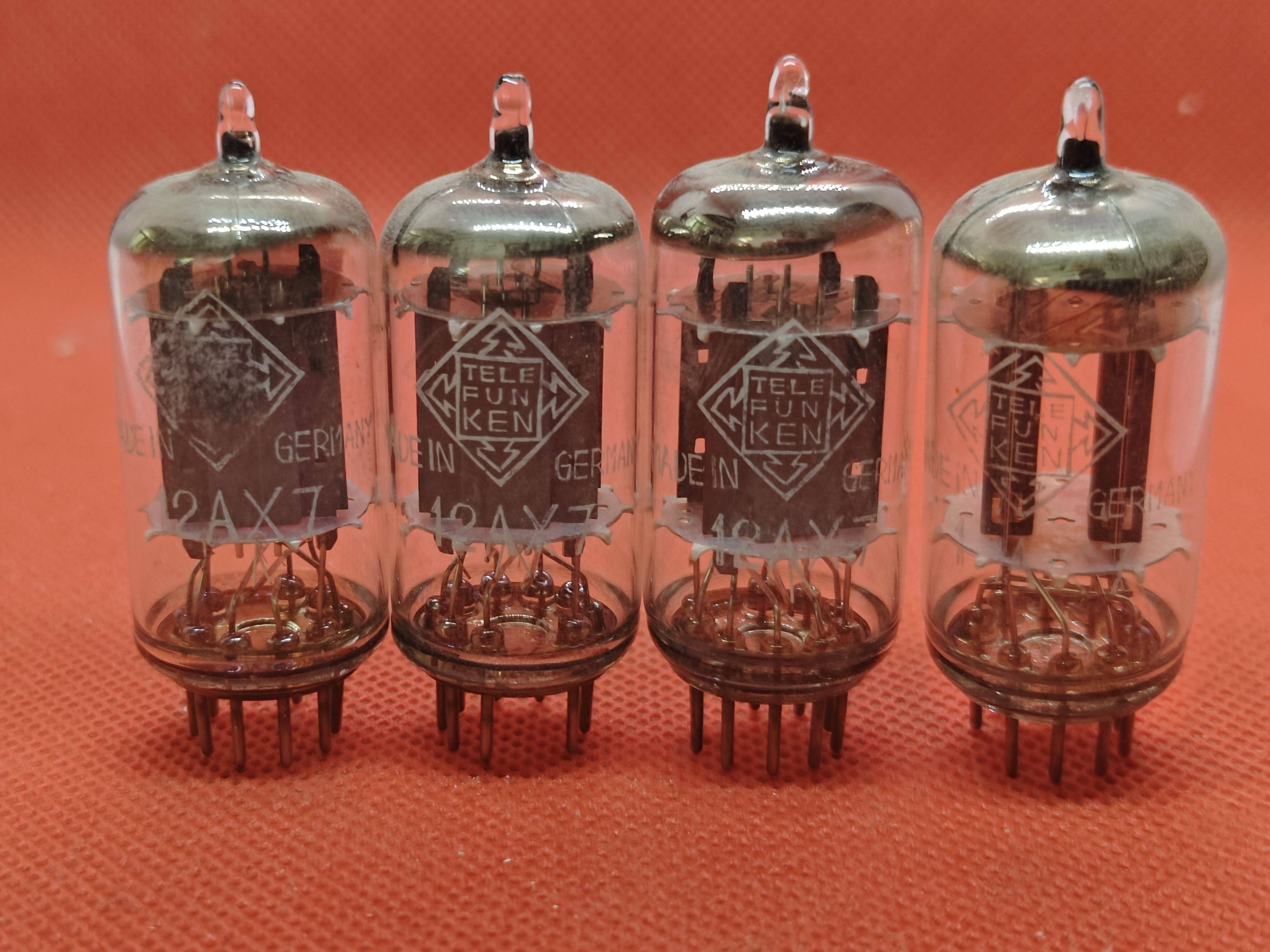 德根德律风根德国 12ax7  12au7  12at7  ecc83ecc82ecc81 电子管