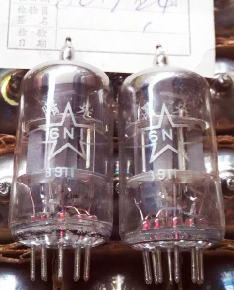 全新原盒曙光6N1电子管J级代苏联6H1N ECC85北京6n1