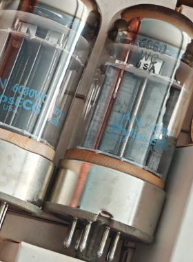 批发价飞利浦黑屏三云母6080代6H13C/6AS7/6N5P/421A电子管6N13P