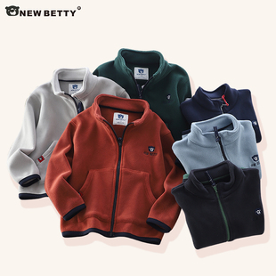 XZ152DRY熊仔家秋冬摇粒绒立领外套