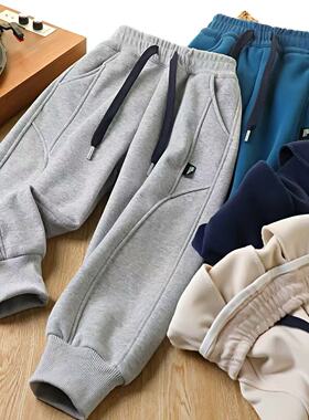 YR25LVS1122纯色加绒卫裤