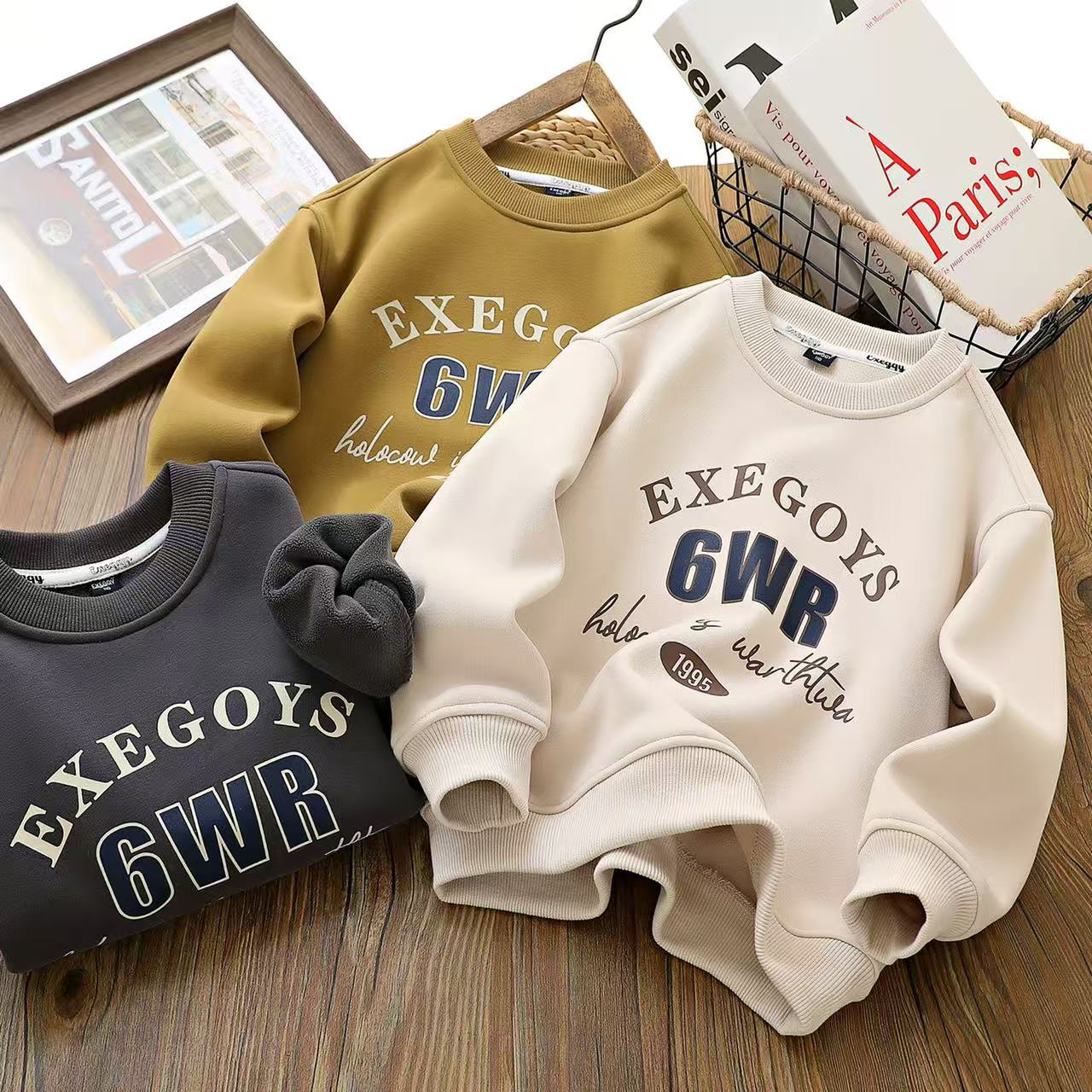 BS9259 圆领加绒卫衣