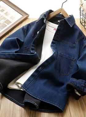 YR24LVS769加绒牛仔衣