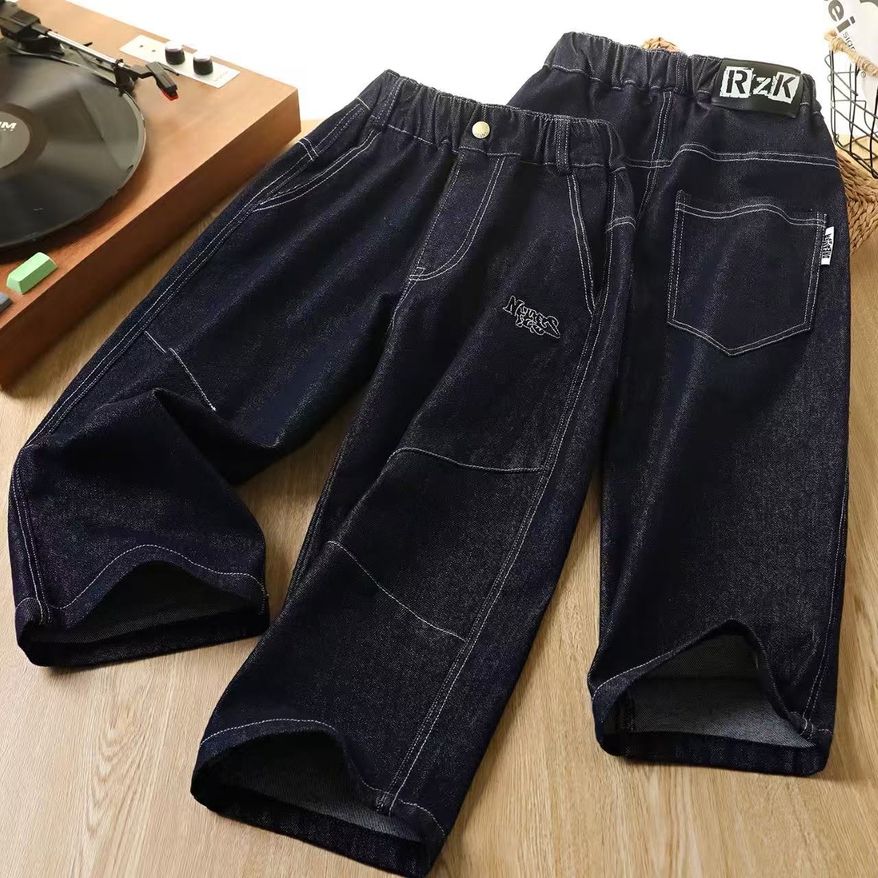 YR25LVS1091明线牛仔长裤（清 ）