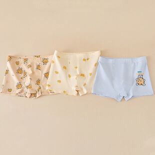 男童内裤10A柔软舒适卡通印花平角