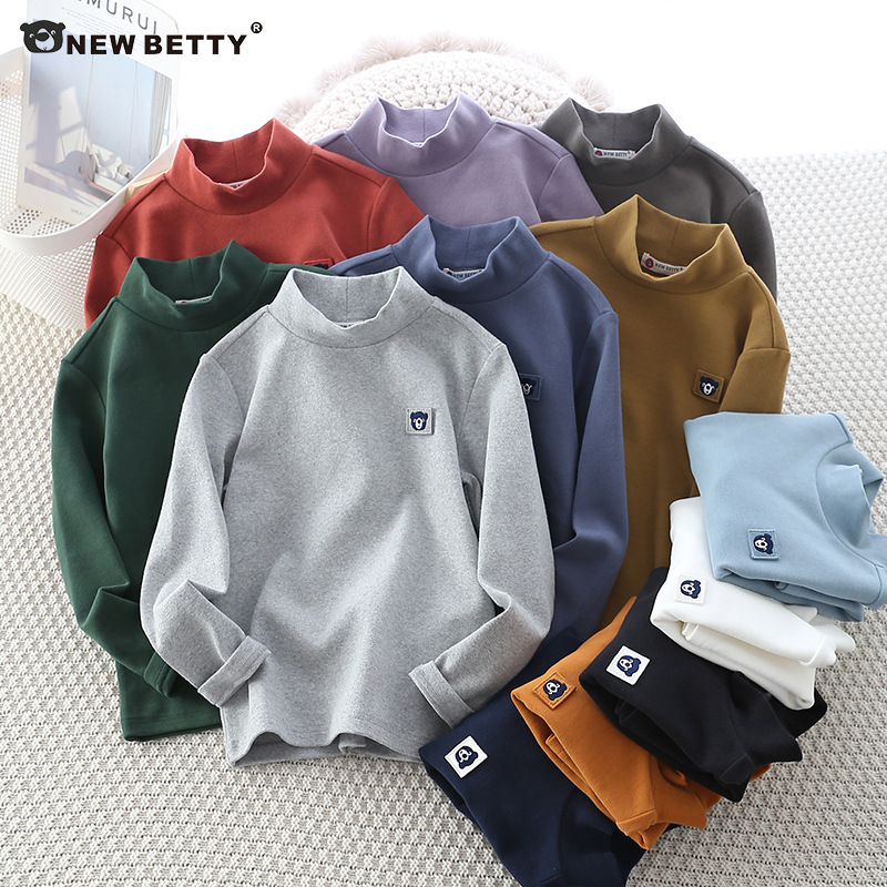 XZ122儿童半高领打底衫