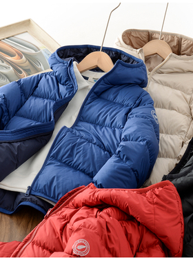 HZX2517连帽白鸭绒羽绒服