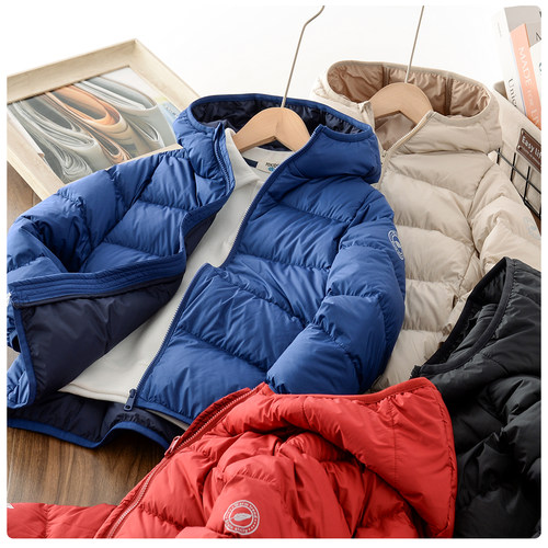 HZX2517连帽白鸭绒羽绒服