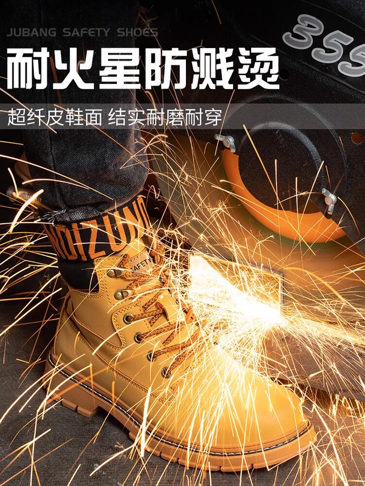 MARTIN LABOR PROTECTION SHOES MENS ANTI-SMASHING AND ANTI-PUNCTURE STEEL TOE 3537 MILITARY LIGHTWEIGHT CONSTRUCTION SITE WATERPROOF AND ANTI-SLIP THREE-PROOF SHOES