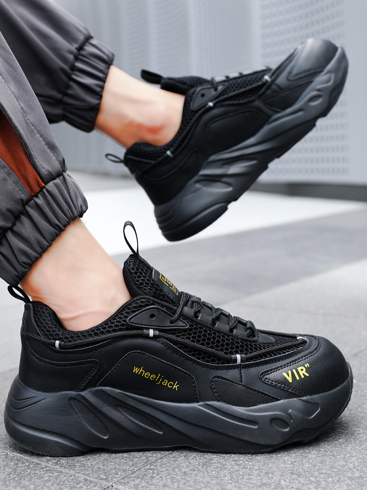 SENIOR LABOR PROTECTION SHOES MENS ANTI-SMASHING AND ANTI-PUNCTURE STEEL HEAD MILITARY INDUSTRY 3537 FEMALE OLD INSURANCE SITE IMPORTED THREE-PROOF WORK SHOES