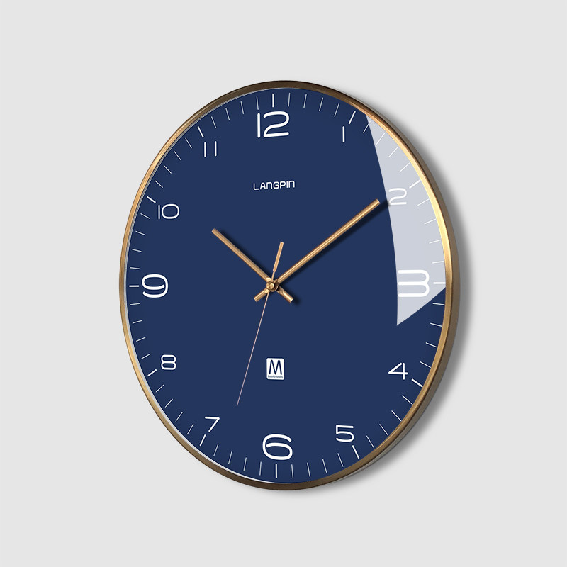 modern Northern Europe fashion Simplicity a living room bedroom to work in an office Mute Metal Clock Wall clock Quartz Pocket Watchin the Home accessories , Home bell ornaments/Alarm Clock , Wall clock  category - from Buy2taobao.com to provide professional Taobao agent buy service