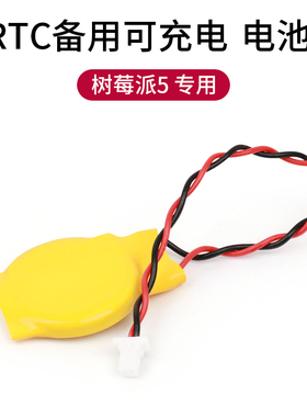 树莓派 5 RTC电池可充电 电池 rtc电源 2Pin JST接口