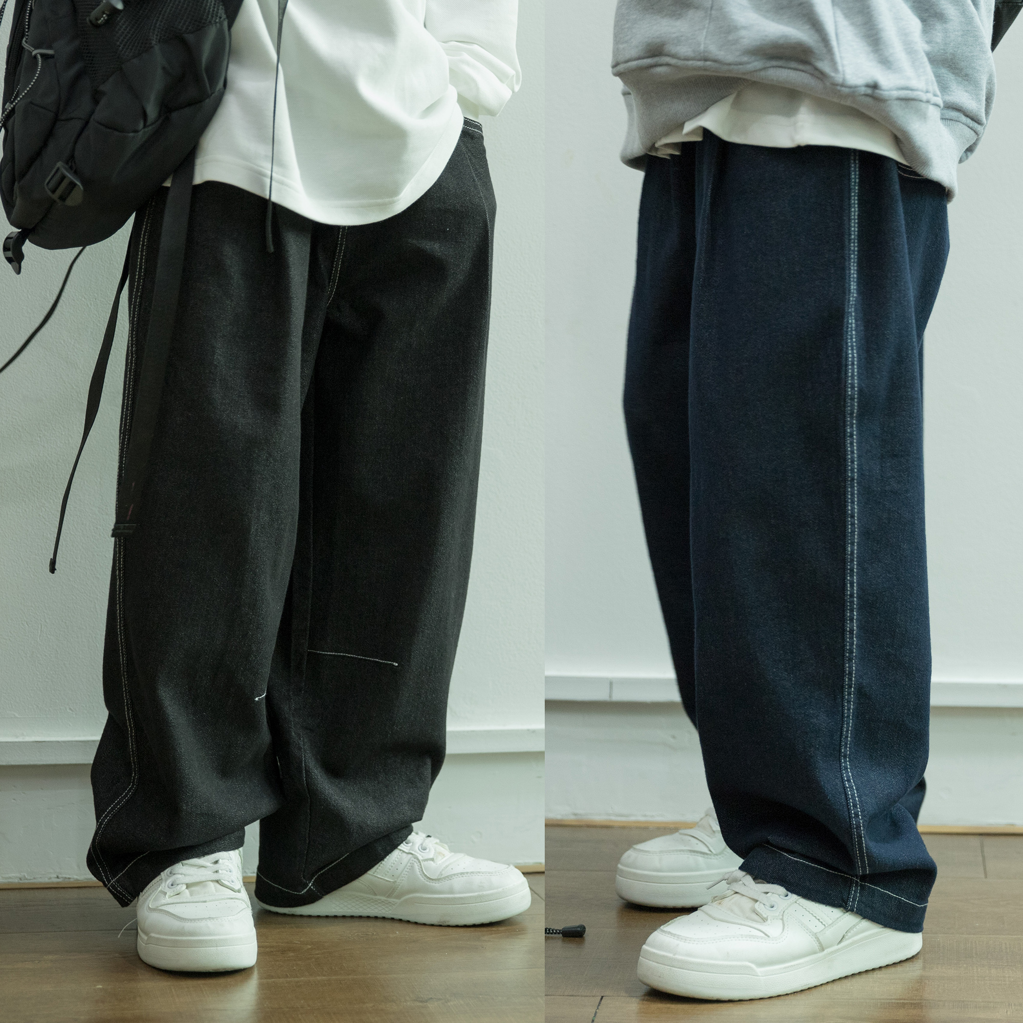 男童牛仔裤2025秋季新款童装中大童宽松直筒裤儿童休闲裤韩版长裤