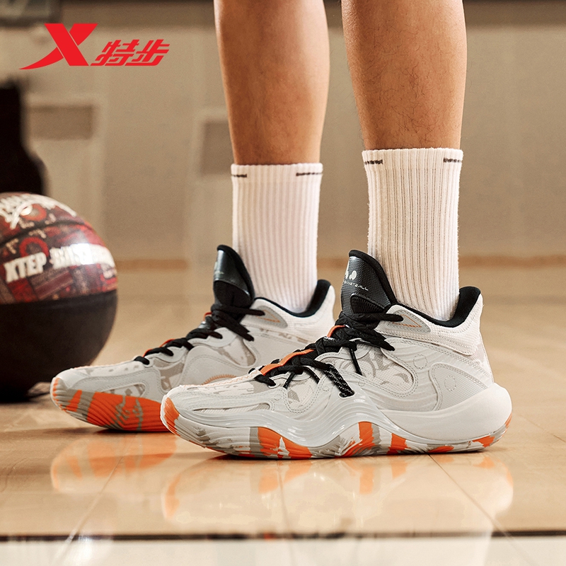 特步鏖战3TD男鞋篮球鞋防滑耐磨