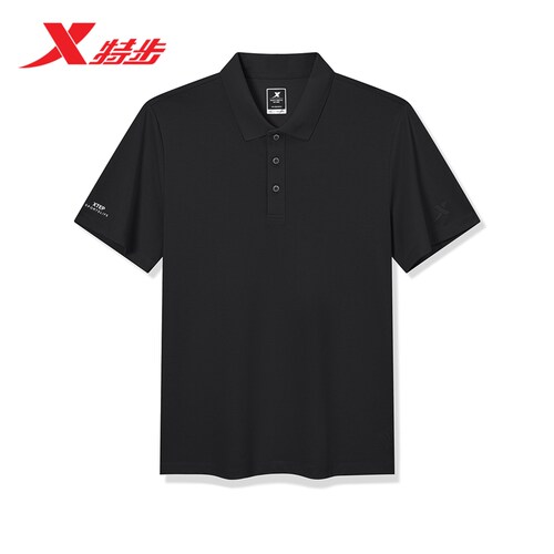 特步商务POLO衫男2026年夏季新款运动上衣翻领短袖男974229020096