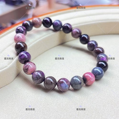 匡氏珠宝舒俱来幻彩泥地手链8mm+Z-HL-A4030(多样性发货)