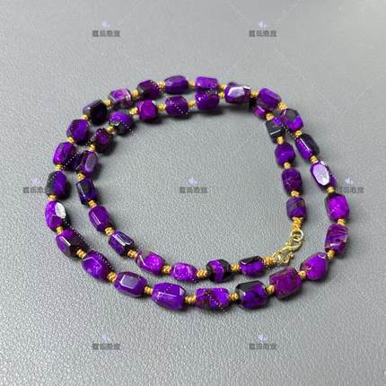 匡氏珠宝 18K舒俱来丝绒切面项链 Z-HL-A2626(多样性发货)