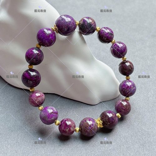 匡氏珠宝 18K舒俱来老油幻彩冰桃红手链 Z-HL-A6621(多样性发货)