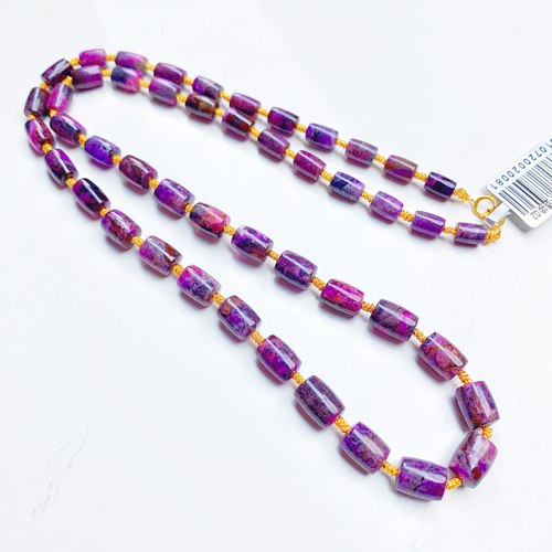 匡氏珠宝 18K舒俱来泥地樱花桶珠项链 Z-HL-A8866(多样性发货)