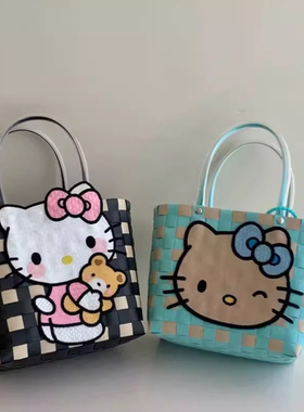 hellokitty包可爱手提包收纳购物袋女包学生手拎包云朵包伴手礼