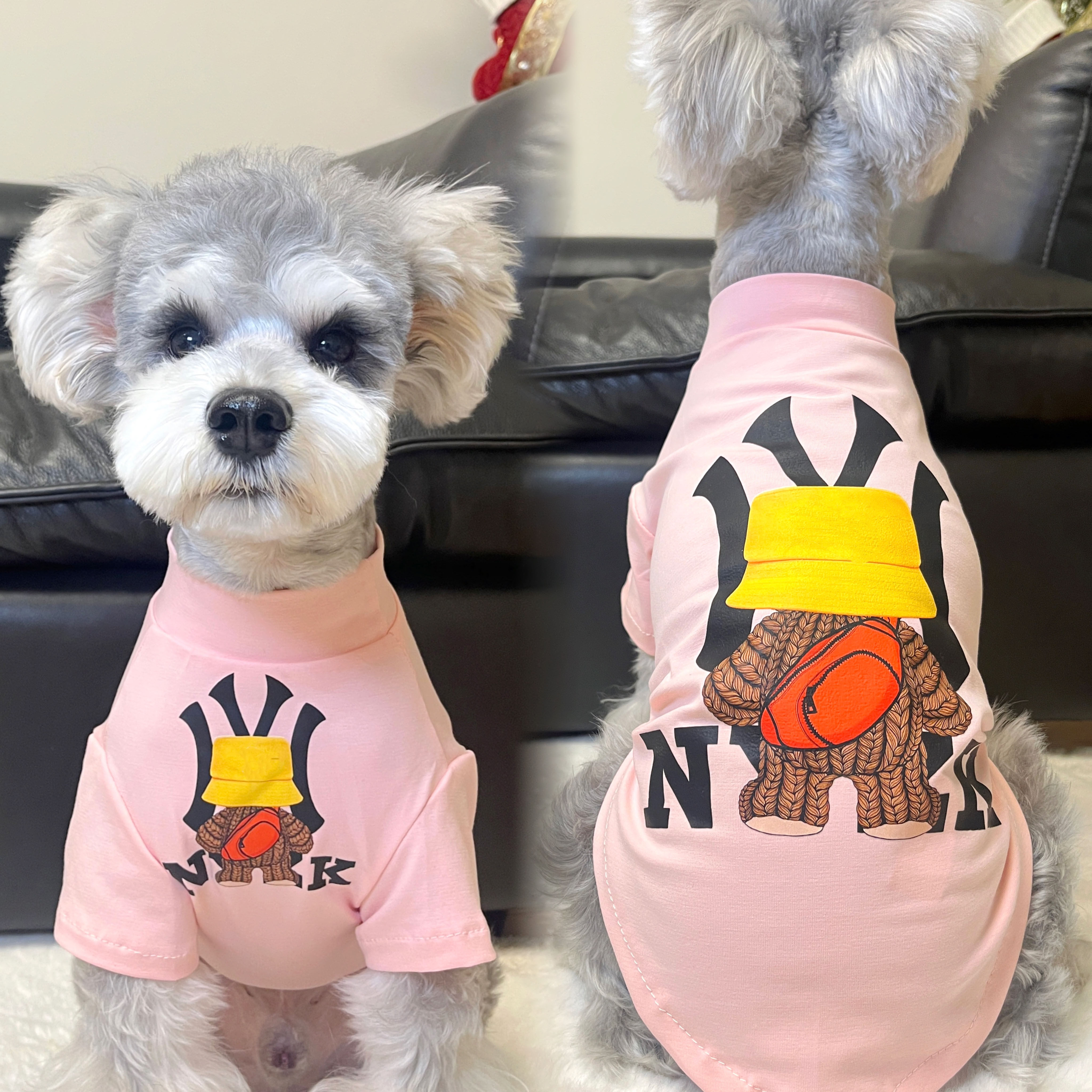 宠物猫狗衣服 春夏纯棉粉色背包熊T恤 室内防掉毛 中小大型犬卫衣,宠物/宠物食品及用品,猫宠物服装/雨衣（新）,淘宝优惠券,粉丝福利购,淘宝优惠卷