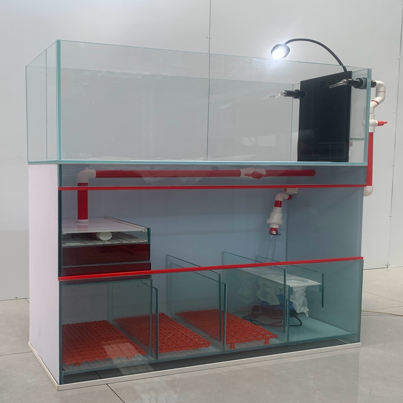 溪流缸鱼缸超白玻璃家用客厅定制