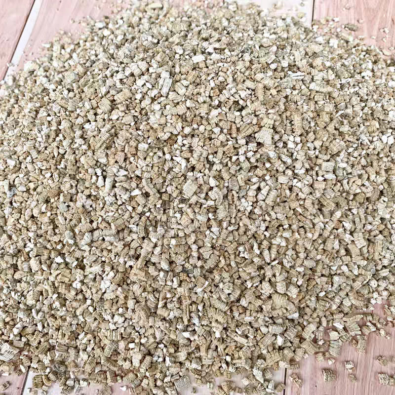 蛭石银白色颗粒5-8mm6kg疏松透气营养土种植土配方介质无菌孵化