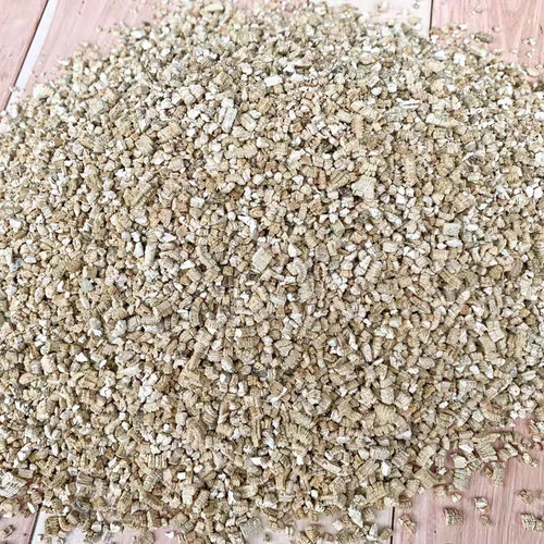 蛭石银白色颗粒5-8mm6kg疏松透气营养土种植土配方介质无菌孵化