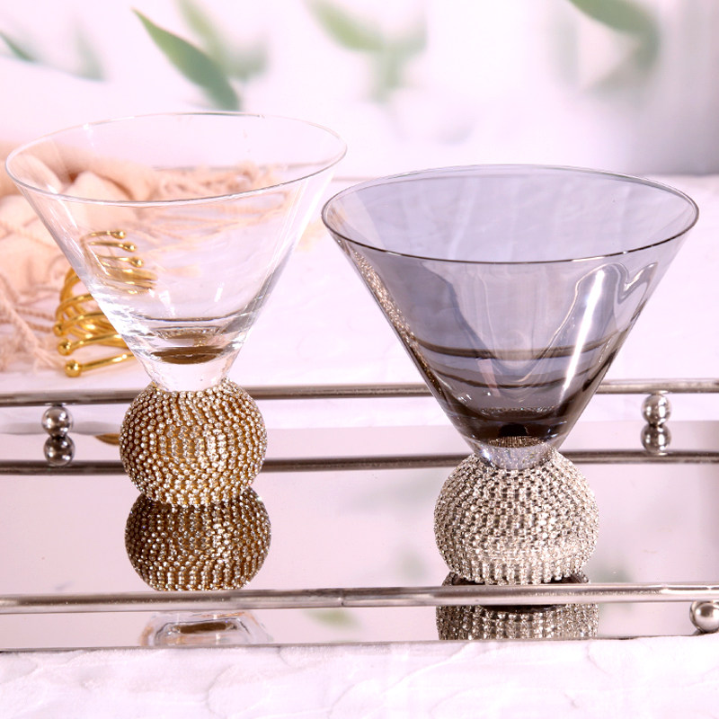 仙女款钻石杯装饰高脚威土忌洋酒杯镶钻水杯红酒杯葡萄酒杯鸡尾杯,餐饮具,鸡尾酒杯,淘宝优惠券,粉丝福利购,淘宝优惠卷
