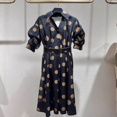 25秋季三醋酸欧根纱真两件连衣裙