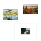 复古经典 名画Winslow Homer山野乡村风景美式 liveart 怀旧装 饰画