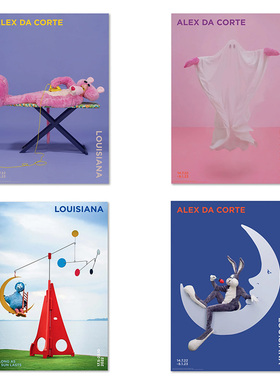 Louisiana进口丹麦路易斯安那博物馆ALEX DA CORTE卡通海报装饰画