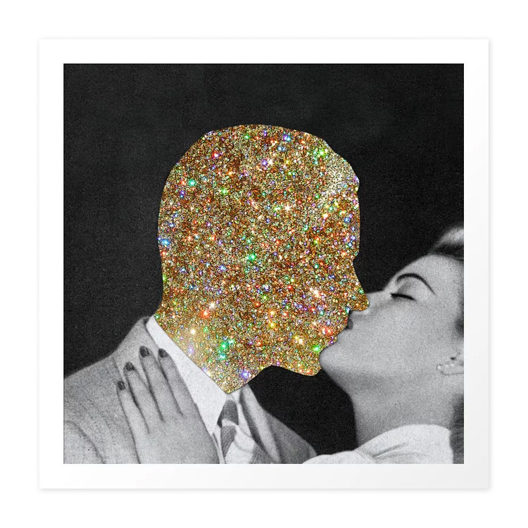 liveart 进口美国eugenia loli 都市丽人 吻 现代复古装饰画海报